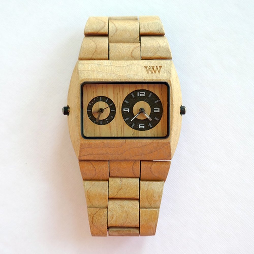 WeWood Jupiter RS Beige Wooden Watch